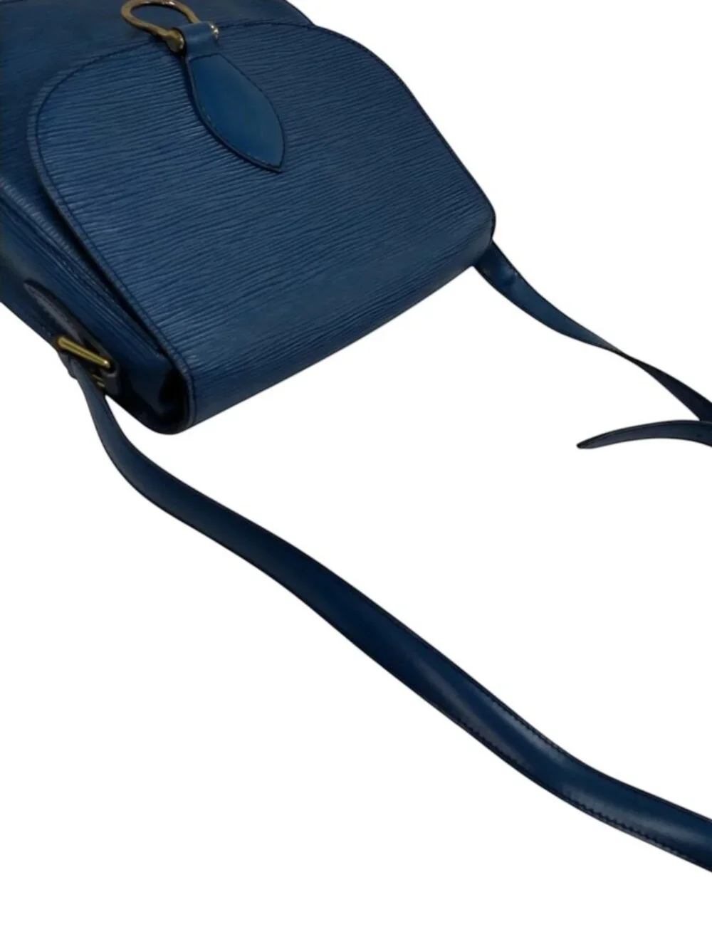 (L6) Louis Vuitton Crossbody Bag Blue Epi Leather